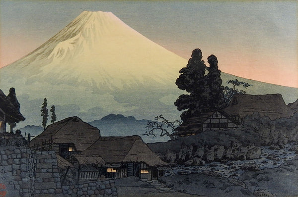 Hiroaki Takahashi Mt. Fuji Woodblock Print