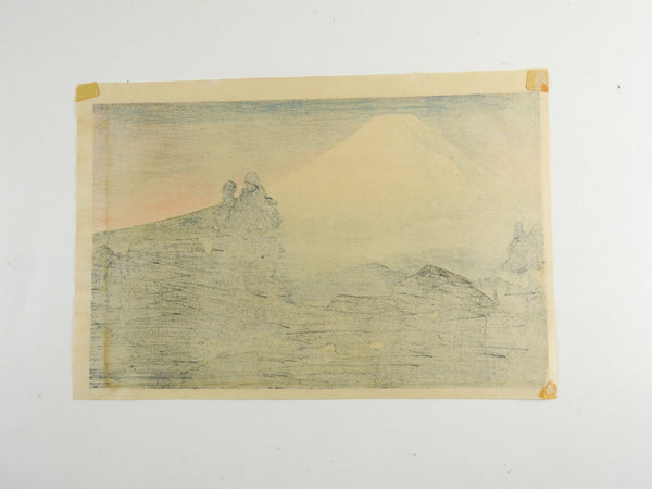 Hiroaki Takahashi Mt. Fuji Woodblock Print