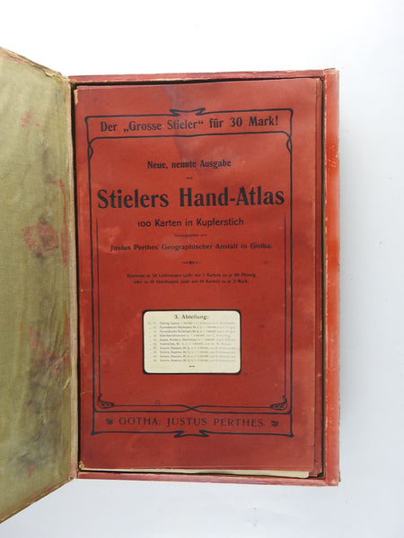 Stielers Hand Atlas 100 Maps