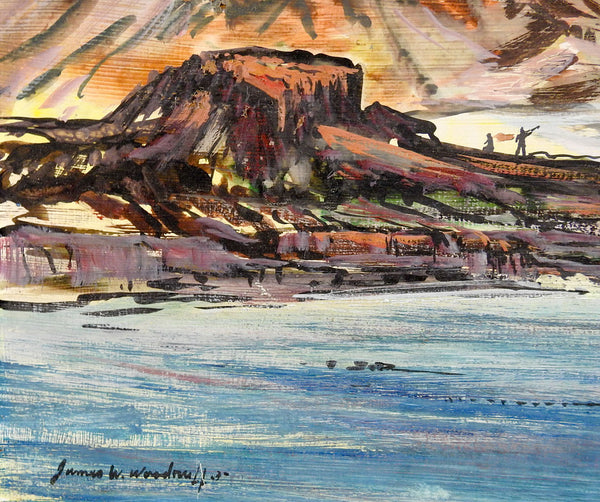 Remote Coastal Seascape Painting