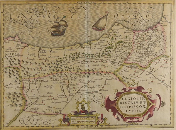 1628 Map of Spainish Coast