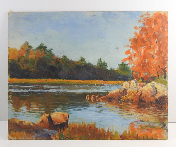 River Landscape Painting