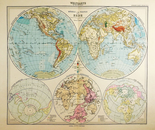 Stielers Hand Atlas 100 Maps