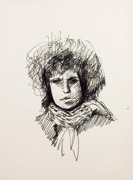 Pen & Ink Portrait Drawing