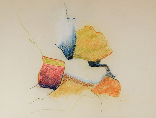 Color Pencil Abstract Drawing