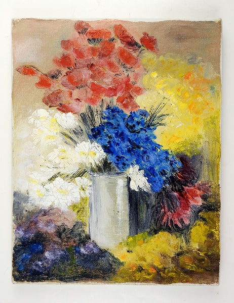 Modernist Floral Still Life Painting
