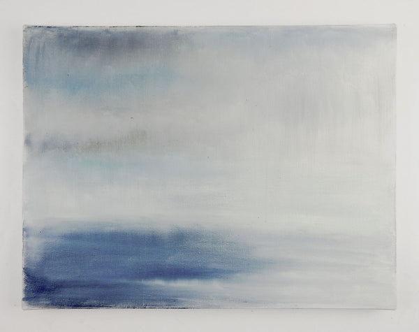 Sea Squall In Blue Painting