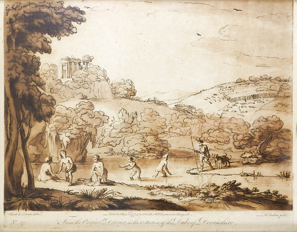 Richard Earlom 1775 Mezzotint Etchings - A Pair