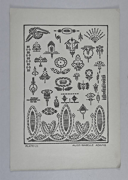 Circa 1920 Textile Design Print