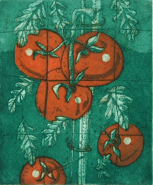Tomato Plant Etching
