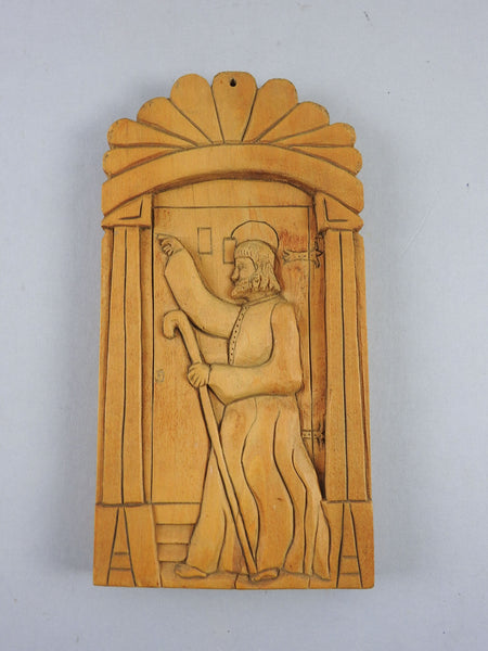 Folk Art Religious Carving Retablo By Fritz Rummler