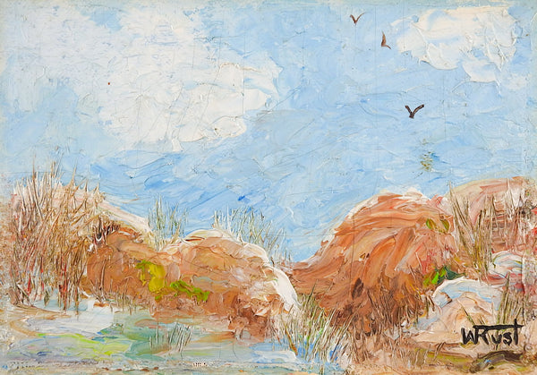 Small Impressionist Dunes Painting