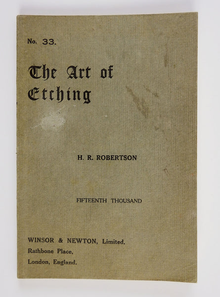 The Art of Etching Book With Original Etchings