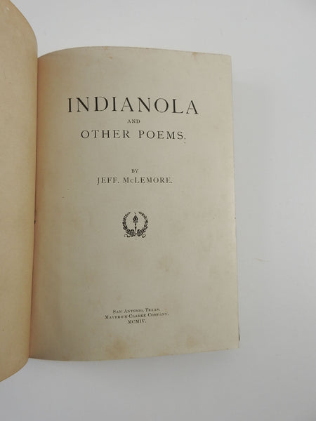 Indianola and Other Poems Book