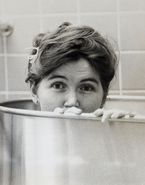 Peeking Over the Tub Photograph