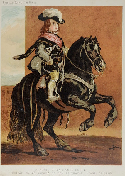 1873 Equestrian Chromolithograph