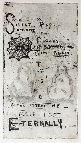 Poetry & Spider Web Etching