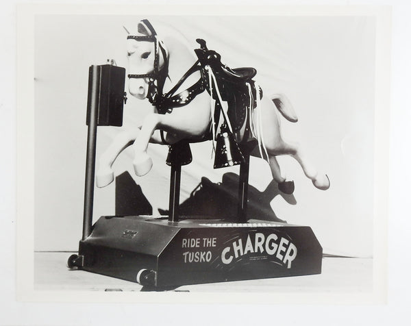 1950's Tusko Charger Kiddie Ride Photograph