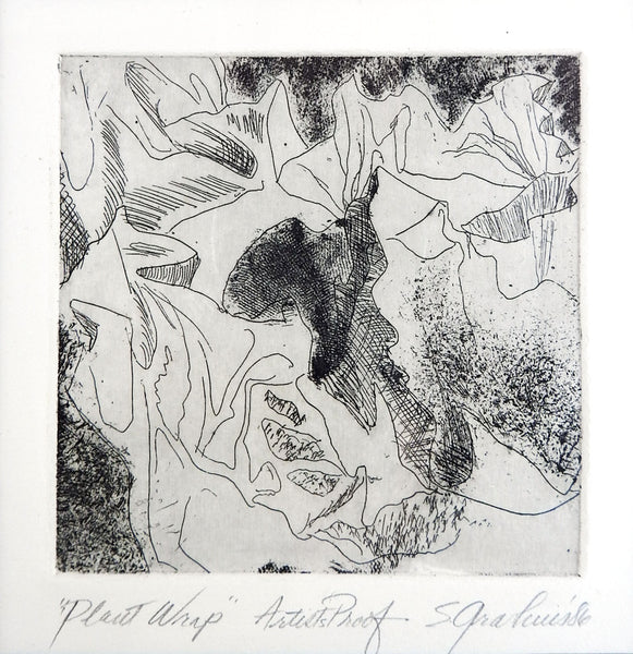 Botanical Abstract Etching