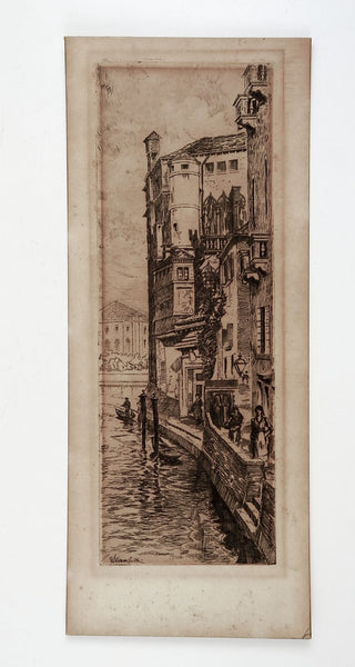 Venice Etching By William Scott