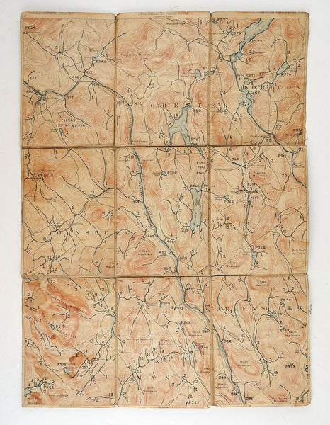 North Creek New York 1897 US Geological Survey Folding Map