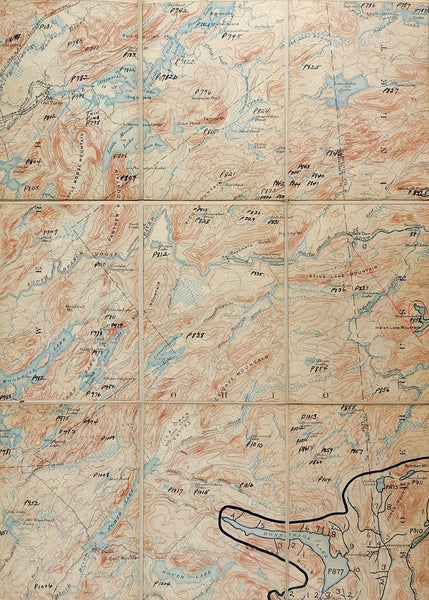 Old Forge New York 1900 US Geological Survey Folding Map