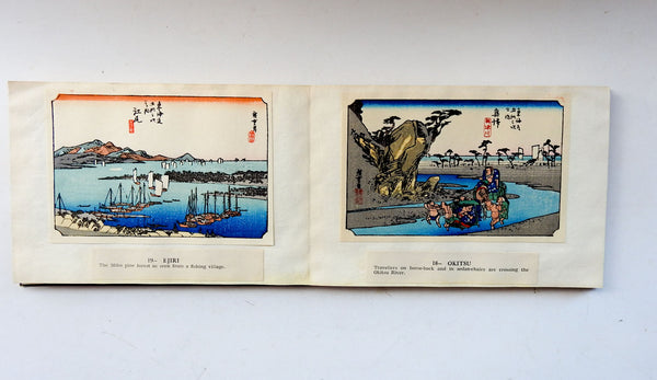 The 53 Stages of Tokaido Woodblocks By Hiroshige