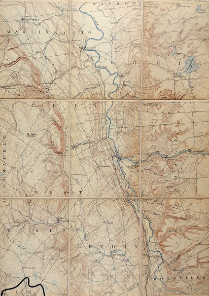 Port Leyden New York 1906 US Geological Survey Folding Map