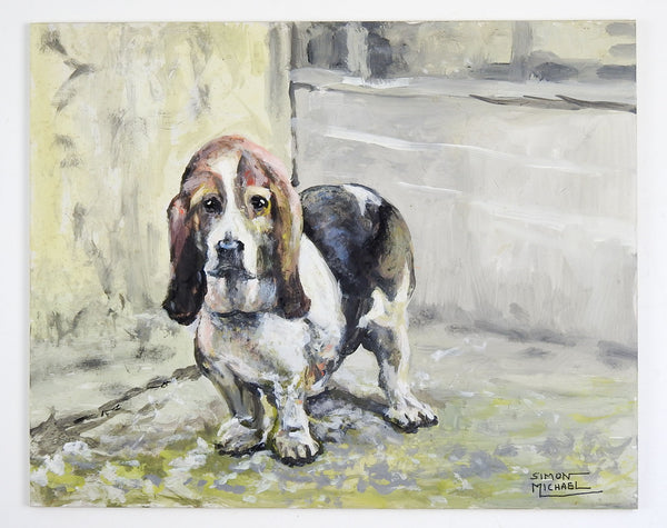 Basset Hound By Simon Michael Painting