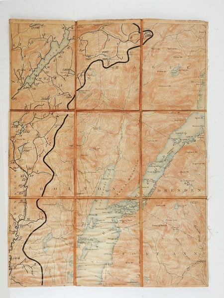 Bolton New York 1897 US Geological Survey Folding Map
