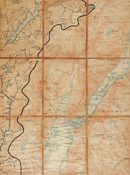 Bolton New York 1897 US Geological Survey Folding Map