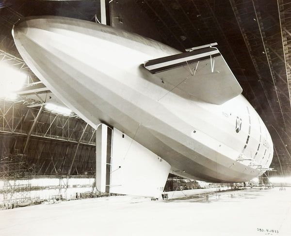 US Navy Zeppelin Air Ship USS Macon Photograph