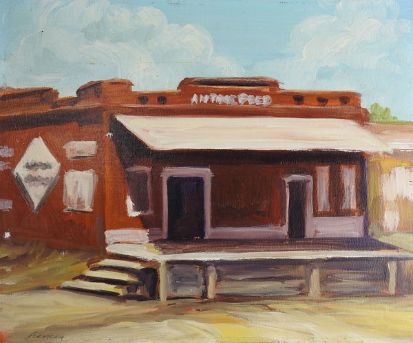 Old Feed Store Building Painting
