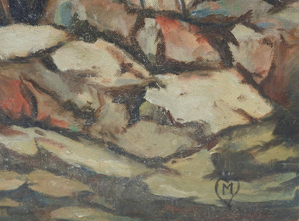 Impressionist HIllside Landscape Painting
