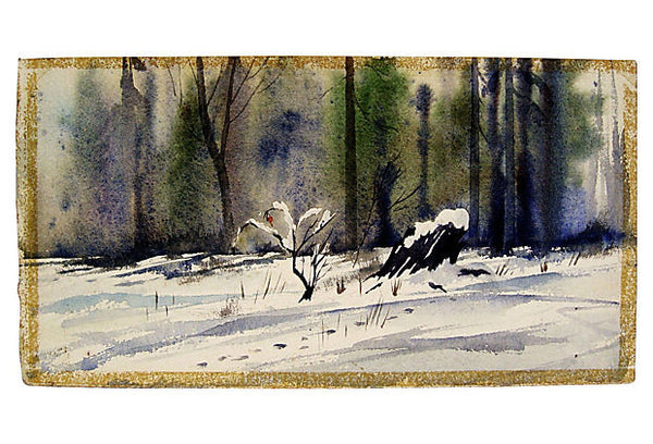 Reversible Winter & Summer Painting